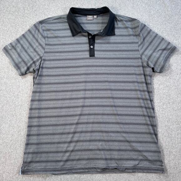 Ping Sensor Cool Striped Golf Polo Shirt Men's XL Performance Short Sleeve - Picture 1 of 11